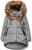 kurtka damska parka ocieplana asymetryczna futerko zamek napy zimowa wiosenna model #104 lewandowska fashionavenue.pl