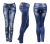 Spodnie Damskie Jeans Denim Wzory Azteckie RURKI Kobiece model #317 na Wiosnę Lato Jesień Zimę w sklepie FASHIONAVENUE.PL