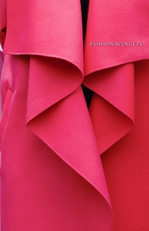 Wiosenna Narzutka Kurtka Waterfall Kardigan Koc wiązany w pasie Duży kołnierz Pasek Mix kolorów model #99 w sklepie FASHIONAVENUE.PL