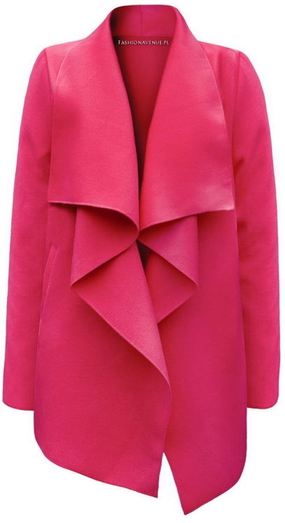 Wiosenna Narzutka Kurtka Waterfall Kardigan Koc wiązany w pasie Duży kołnierz Pasek Mix kolorów model #99 w sklepie FASHIONAVENUE.PL