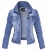 Modna Kurtka Damska Jeans Katana Jeansowa Denim Wiosna Lato Jesień 2019 model #143 sklep FASHIONAVENUE.PL Promocja