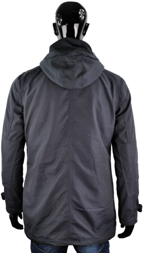 MĘSKA KURTKA ANORAK PARKA PODWÓJNA 2w1 - OCIEPLANA