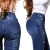 Modne Spodnie Damskie Jeans Mamuśki Wysoki Stan Rurki Cięte Strzępione Dziury Wyszczuplające Kobiece  Wiosna Lato Jesień model #S2567 FASHIONAVENUE.PL Promocja