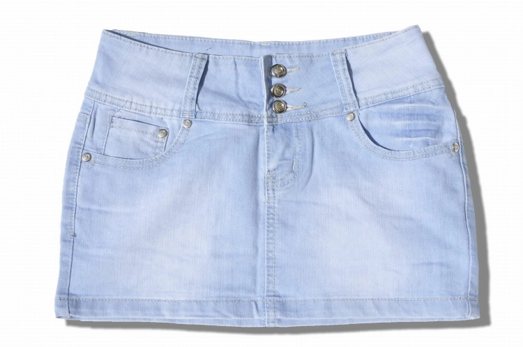 Modna Spódniczka Mini Jeansowa Denim Miniówka z Kieszeniami Wiosna Lato Jesień model #3135 Promocja w Sklepie FASHIONAVENUE.PL