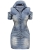 Modna Sukienka Mini Jeansowa Szmizjerka Denim na Napy z Kieszeniami Wiosna Lato Jesień model #1714 Promocja w Sklepie FASHIONAVENUE.PL