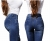 Modne Spodnie Damskie Jeans Mamuśki Wysoki Stan Rurki Cięte Strzępione Dziury Wyszczuplające Kobiece  Wiosna Lato Jesień model #S2572 FASHIONAVENUE.PL Promocja