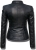 Modna Kurtka Damska Ramoneska Motocyklowa Rockowa Zameczki Przeszycia Wiosna Jesień 2018  Nowy Model #100 Promocja w Sklepie FASHIONAVENUE.PL Moto Biker Jacket