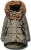 kurtka damska parka ocieplana asymetryczna futerko zamek napy zimowa wiosenna model #104 lewandowska fashionavenue.pl
