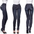 Modne Spodnie Damskie Jeans Denim Dopasowane Klasyczne Zgrabne Wiosna Lato Jesień model #S2352 FASHIONAVENUE.PL Promocja