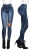 Modne Spodnie Damskie Jeans Denim Dopasowane Rurki Dziury Wiosna Lato Jesień model #M811 FASHIONAVENUE.PL Promocja