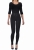 Spodnie Damskie z Gorsetem Ocieplane Dopasowane Rurki Kobiece Czarne model #F2201 na Wiosnę Lato Jesień Zimę w sklepie FASHIONAVENUE.PL