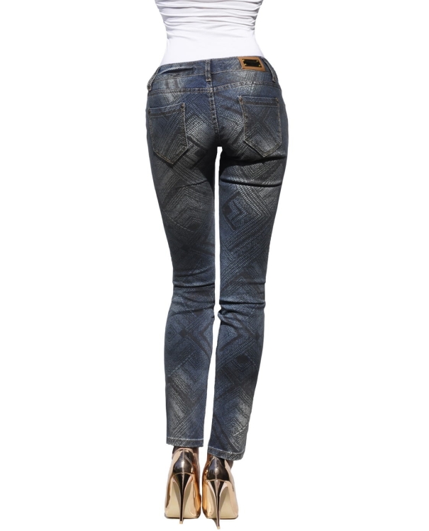 Spodnie Damskie Jeans Denim RURKI Kobiece Wzory model #406 na Wiosnę Lato Jesień Zimę w sklepie FASHIONAVENUE.PL