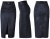 Modna Spódnica Jeans Denim Ołówkowa z Rozcięciem i Kieszeniami Wyjasniana Wiosna Lato Jesień model #03781 Promocja w Sklepie FASHIONAVENUE.PL