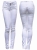 Spodnie Damskie Jeans Denim Białe Dopasowane Rurki Kobiece model TR-0355 na Wiosnę Lato Jesień w sklepie FASHIONAVENUE.PL