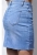 Modna Spódnica Mini Jeans Denim z Kieszeniami Wyjasniana Wiosna Lato Jesień model #E1157 Promocja w Sklepie FASHIONAVENUE.PL