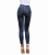 Modne Spodnie Damskie Jeans Denim z Zamkiem Dopasowane  Rurki Wiosna Lato Jesień model #JW023 FASHIONAVENUE.PL Promocja