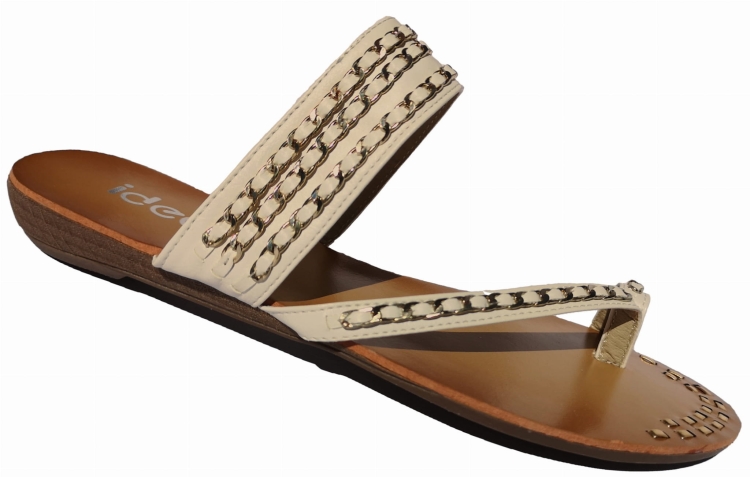 Modne Sandały Klapki Japonki Ozdobione Łańcuszkiem #9820 na Lato w sklepie FASHIONAVENUE.PL Promocja Wyprzedaż