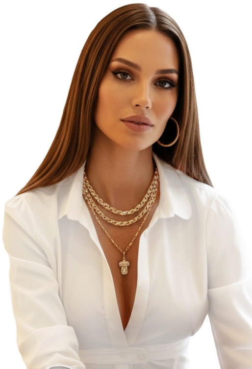 Elegancka Biała Koszula Damska z Paskiem #8020 FASHIONAVENUE.PL