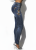 Modne Spodnie Damskie Jeans Denim Dopasowane z Haftem Wiosna Lato Jesień model #RE026 FASHIONAVENUE.PL Promocja
