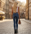 Modne Spodnie Damskie Jeans Denim Dopasowane Rurki Dziury Wiosna Lato Jesień model #M811 FASHIONAVENUE.PL Promocja