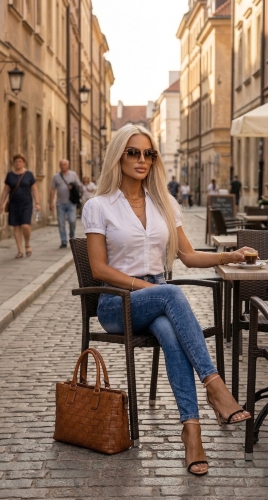 Spodnie Damskie Jeans Denim Dopasowane Rurki Kobiece model #G5117 na Wiosnę Lato Jesień Zimę w sklepie FASHIONAVENUE.PL