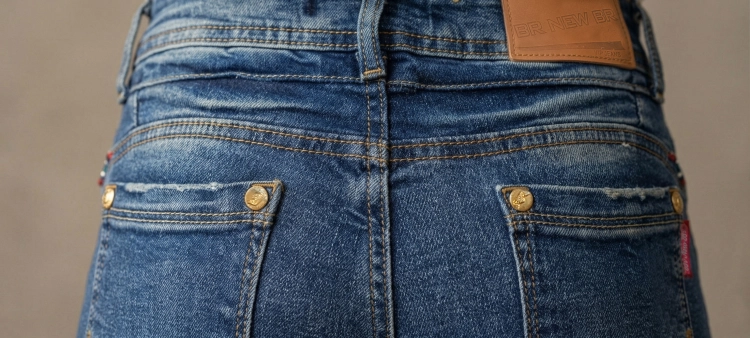 Spodnie Damskie Dzwony Flare Fit Złoty Guzik Kolorowe Napy #BR037 FASHIONAVENUE.PL