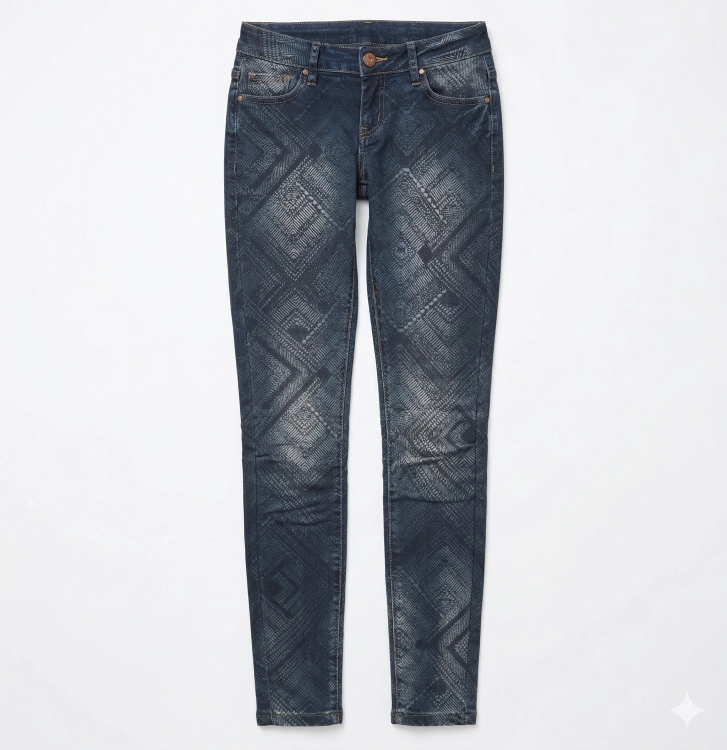 Spodnie Damskie Jeans Denim RURKI Kobiece Wzory model #406 na Wiosnę Lato Jesień Zimę w sklepie FASHIONAVENUE.PL