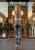 Spodnie Damskie Jeans Denim RURKI Kobiece Wzory model #407 na Wiosnę Lato Jesień Zimę w sklepie FASHIONAVENUE.PL