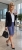 Granatowe Bermudy Damskie do Kolan Wysoki Stan Eleganckie Szorty #E9332-6 FASHIONAVENUE.PL