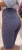 Granatowe Bermudy Damskie do Kolan Wysoki Stan Eleganckie Szorty #E9332-6 FASHIONAVENUE.PL