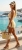Żółte Szorty Jeansowe z Kolorowymi Lampasami Bananowy Look #93662-1 FASHIONAVENUE.PL