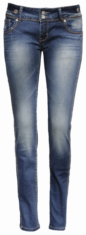 Spodnie Damskie Jeans Denim RURKI Kobiece Lampasy model #432 na Wiosnę Lato Jesień Zimę w sklepie FASHIONAVENUE.PL