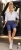 Spodnie Krótkie Jeansowe Bermudy na Gumie Wygodne Rurki Pull-on #E9333-6 FASHIONAVENUE.PL