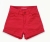 Eleganckie Krótkie Spodenki Jeansowe Wysoki Stan Czerwone Szorty W5214-69 FASHIONAVENUE.PL