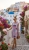 Luźna Wzorzysta Sukienka Letnia Prosta Wzory Boho Etno Patchwork Różowa #FW262-9 FASHIONAVENUE.PL