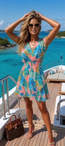 Letnia Zwiewna Sukienka Midi w Tropikalne Liście z Falbaną Seledynowa #FW86-5 FASHIONAVENUE.PL