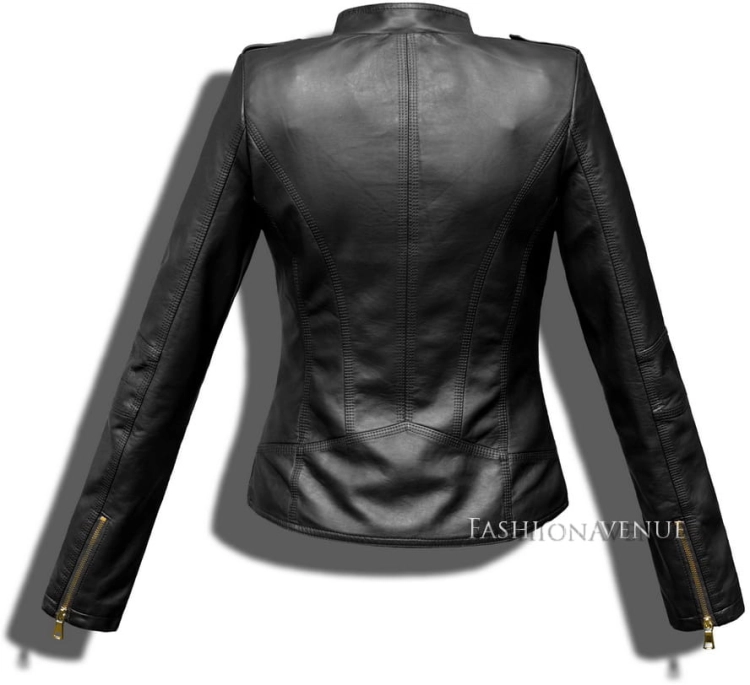 fashionavenue czarna ramoneska pikowana kortka skorzana tyl_resize.jpg