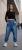 Jeansy Baggy z Obniżonym Krokiem Styl Oversize Jogger Pumpki Haremki Alladynki #M241  FASHIONAVENUE.PL