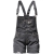 Stylowe Ogrodniczki z Przetarciami Grafitowy Look z Charakterem #H043 FASHIONAVENUE.PL