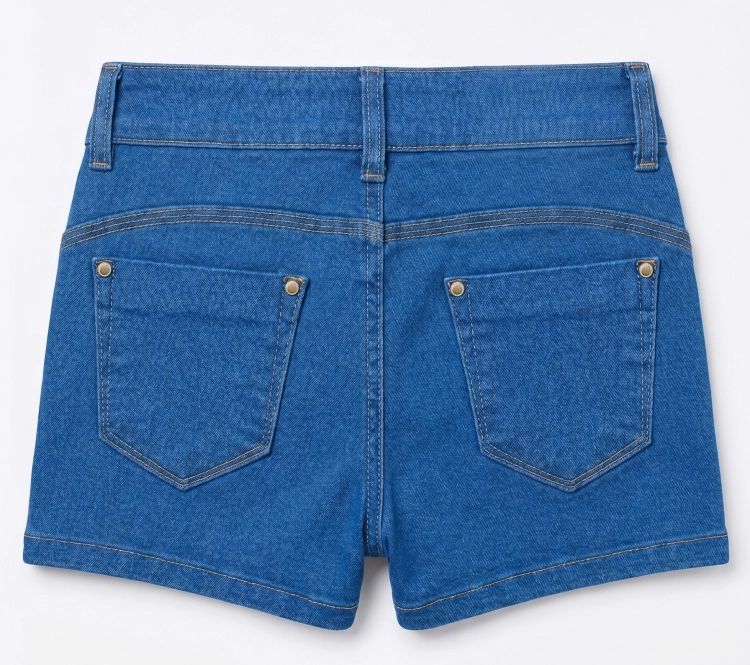 Damskie Szorty Jeansowe Klasyka z Efektem Push-Up #S834 FASHIONAVENUE.PL
