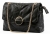 Elegancka Torebka Wizytowa Pikowana z Ozdobnym Zapięciem Czarna #3203 FASHIONAVENUE.PL