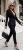 Elegancka Torebka Wizytowa Pikowana z Ozdobnym Zapięciem Czarna #3203 FASHIONAVENUE.PL