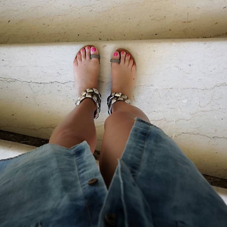 Modne Klapki Sandały Rock Stud Nity Ćwieki Dżety #9649 Szary na Lato w sklepie FASHIONAVENUE.PL Promocja Wyprzedaż