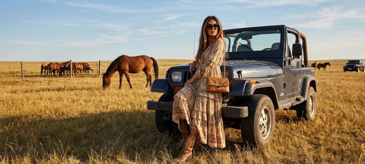 Elegancka Torebka Wizytowa Pikowana z Ozdobnym Zapięciem Camel #3203 FASHIONAVENUE.PL