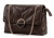 Elegancka Torebka Wizytowa Pikowana z Ozdobnym Zapięciem Czekolada #3203 FASHIONAVENUE.PL