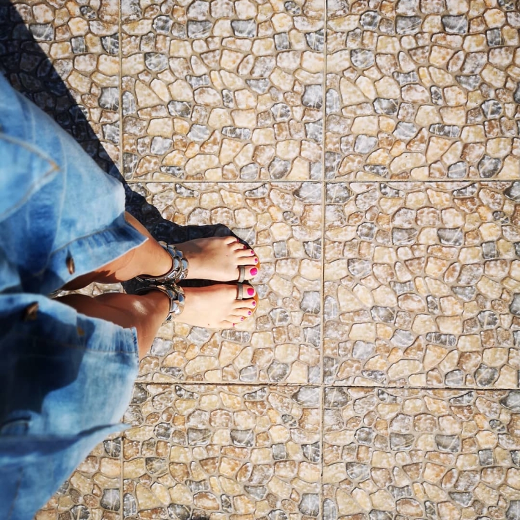 Modne Klapki Sandały Rock Stud Nity Ćwieki Dżety #9649 Szary na Lato w sklepie FASHIONAVENUE.PL Promocja Wyprzedaż