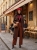 Elegancki Beret Wełniany Zdobiony Cyrkoniami i Kryształkami Czerwony #CM1131 FASHIONAVENUE.PL
