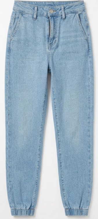 Damskie Jeansy Jogger Streetwear z Ściągaczem i Efektem Push-Up #A5737 FASHIONAVENUE.PL