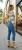 Damskie Jeansy Rybaczki 3/4 Capri PushUp Modelujące z Koronkowym Wykończeniem #C01875 FASHIONAVENUE.PL