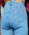 Damskie Jeansy Skinny z Wysokim Stanem Rurki High Waist Modelujące Talię i Pośladki #S6620 FASHIONAVENUE.PL